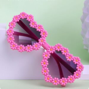 Cute sunglasses with heart-shaped frames