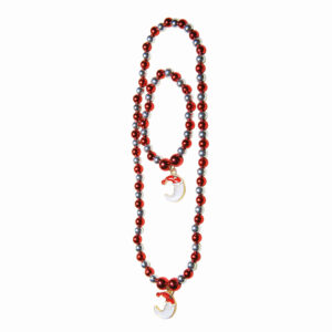 Christmas bracelets and necklaces with moon pendant
