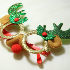 Christmas Reindeer Shaped Glasses