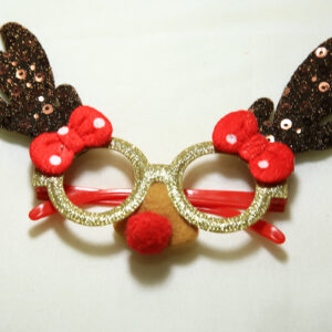 Christmas glasses in reindeer shape design