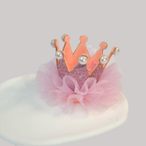 Children's mesh crown hairpins